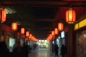 沙尘笼罩的小镇钟楼与停摆的指针